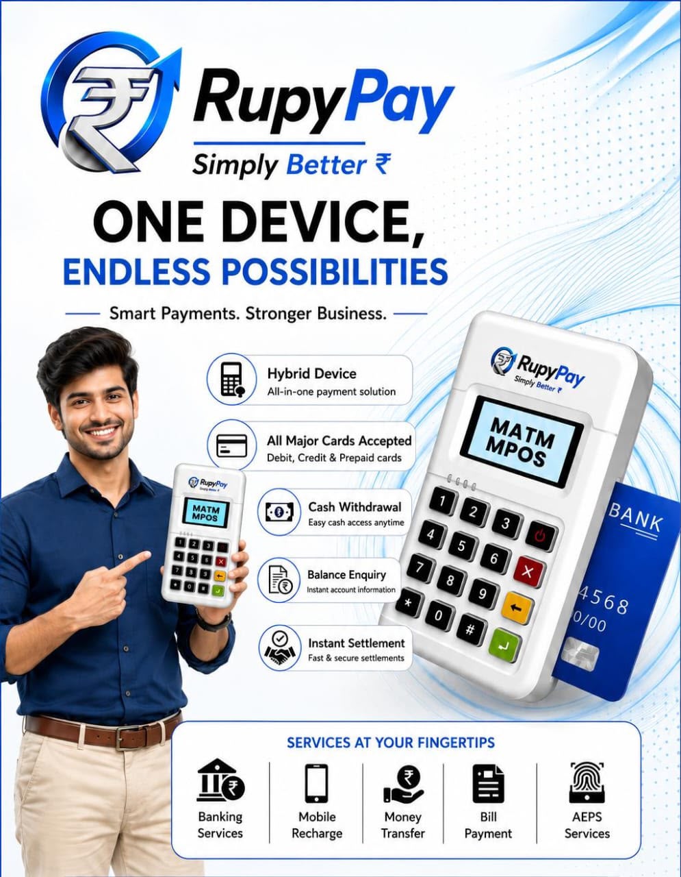 Get started with RupyPay in 4 simple steps
