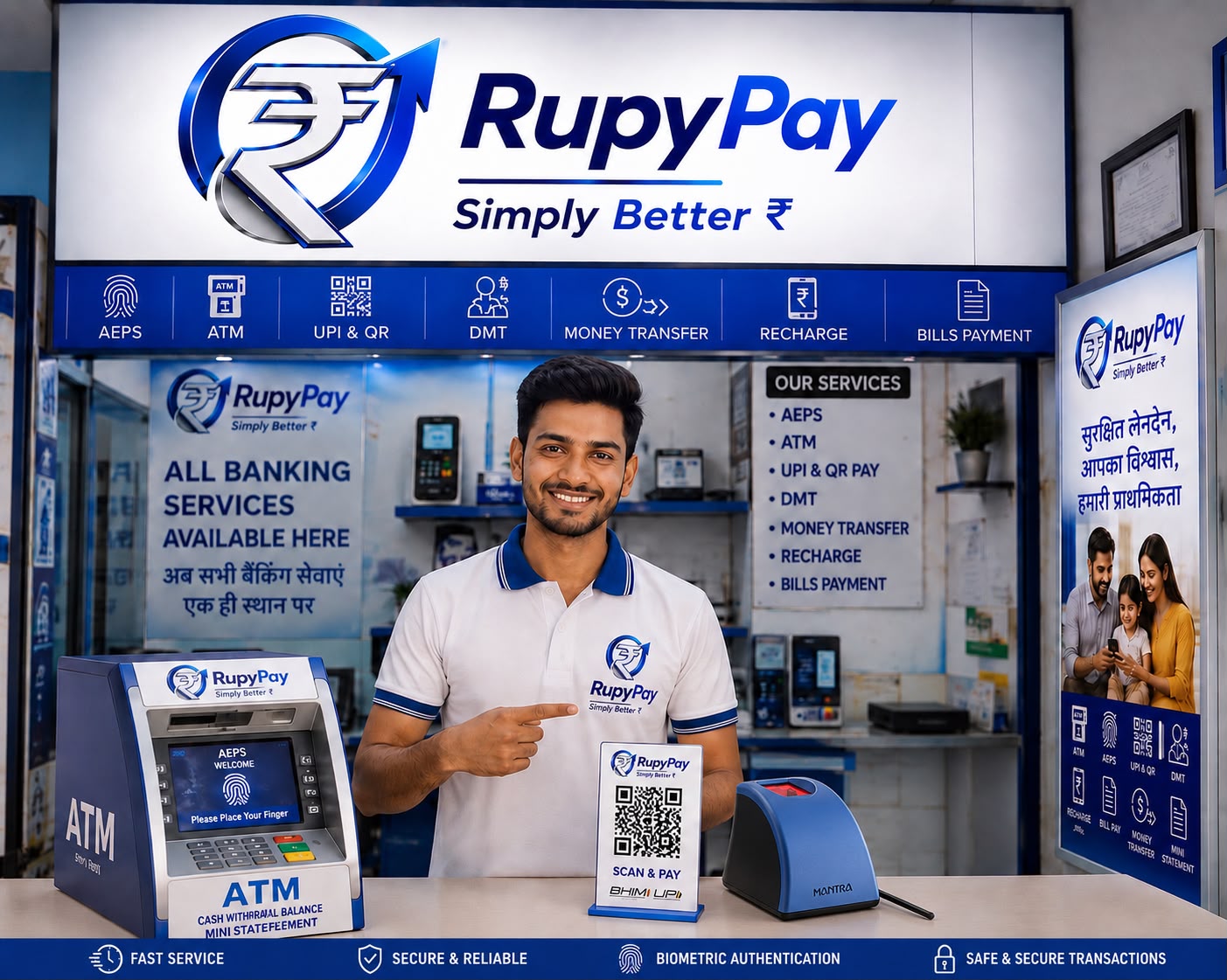 RupyPay master distributor accepting digital payments